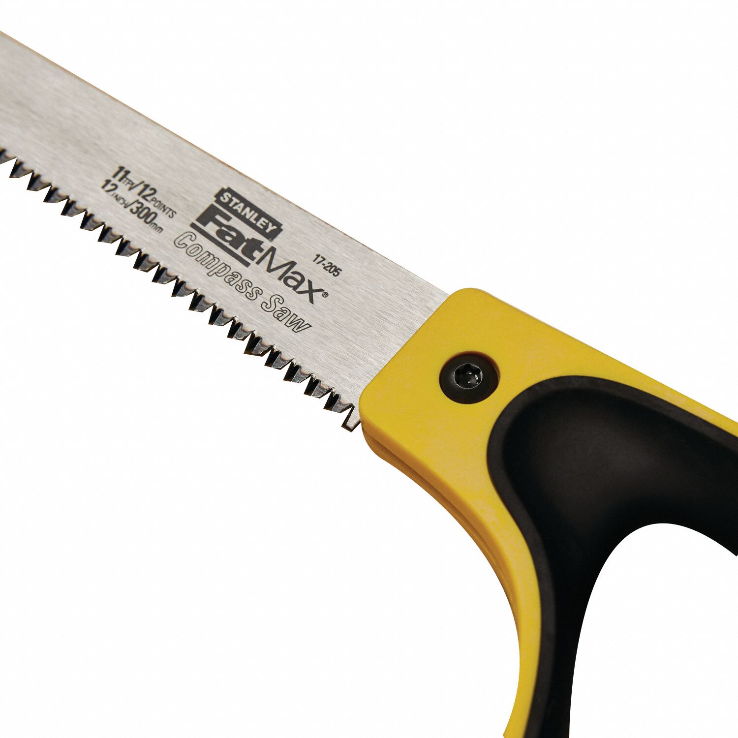 STANLEY Compass Saw, 18 in Overall Length, Blade Length 12 in, Steel
