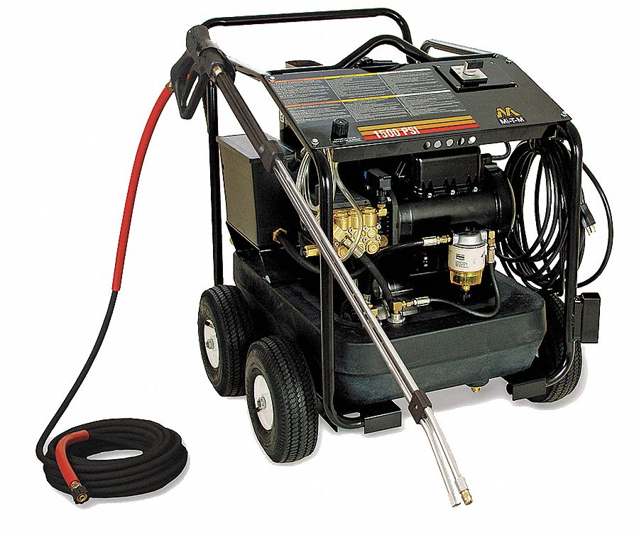 Mi-T-M Hot Water Pressure Washer 1500 psi GH-1502-LM10 LP Fire