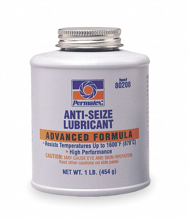 Heavy Duty Anti-Seize: 16 oz Container Size, Brush-Top Can, Aluminum/Copper, Graphite, 767, Permatex