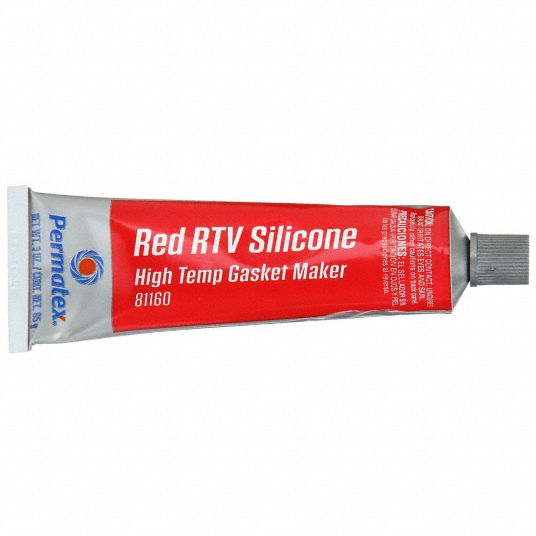 Permatex 81409 High-Temp Red RTV Silicone Gasket Maker 11 oz. Tube 26C