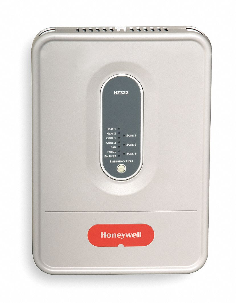 HONEYWELL HOME Zone Panel, TrueZONE(R) 3Zone Panel, 11 1/2 in Height