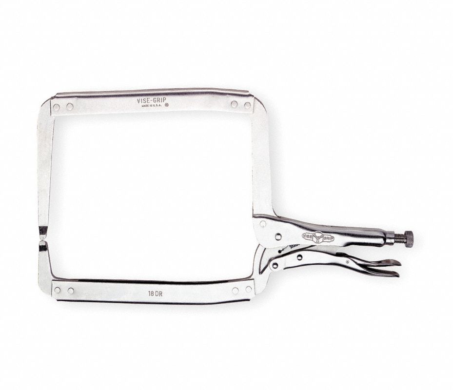 IRWIN VISEGRIP Abrazadera en C, 18", 71/2" Abertura Máx., 91/2