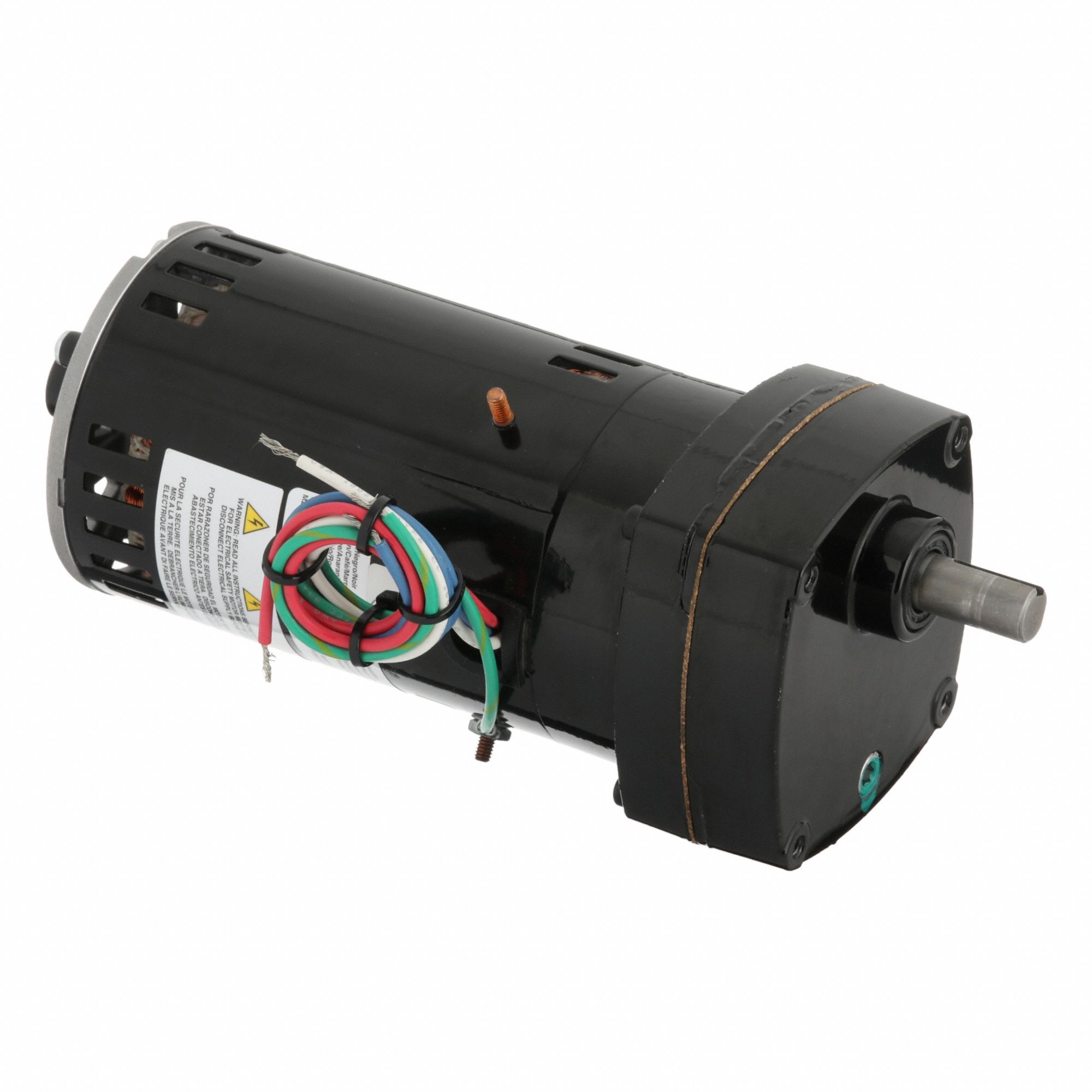 AC Gearmotor: Parallel, Single Output Shaft, PSC, Open, 33 RPM, 165 in-lb Max Torque, 115V AC