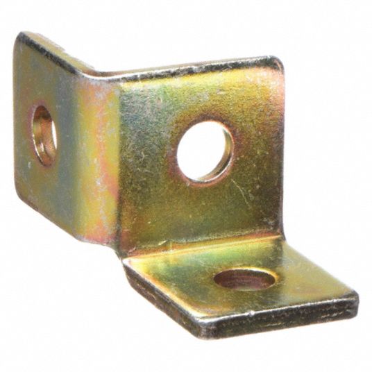 3 Holes, Steel, Wing Connector, One-Way - 2HAF1|V971LY - Grainger