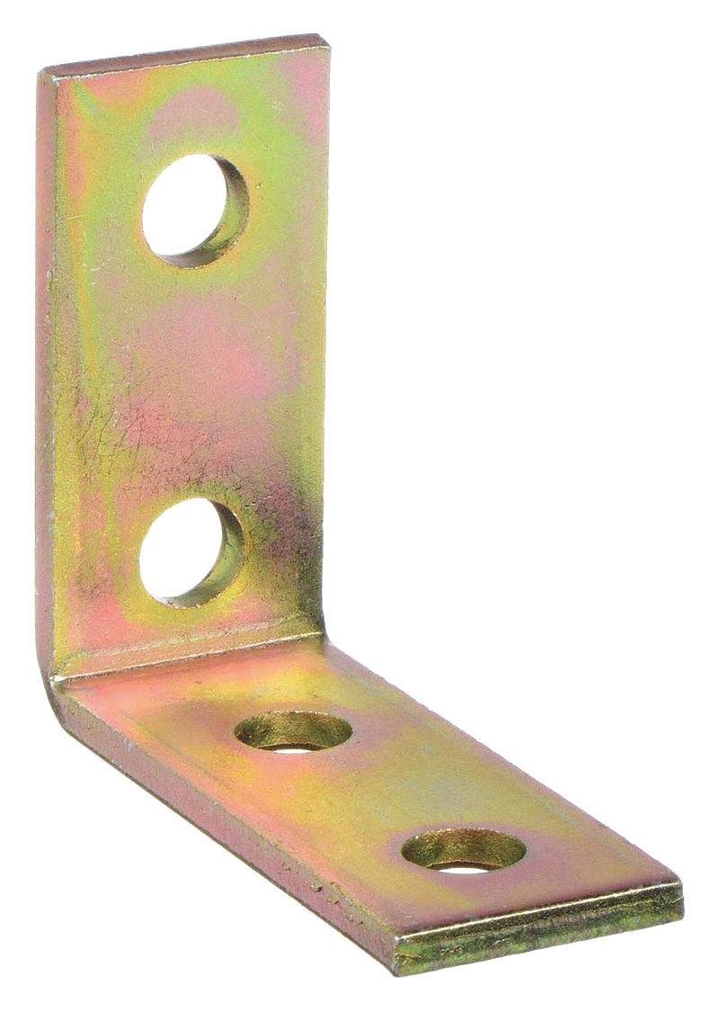 CORNER CONNECTOR, 90 DEGREES, 4 HOLES, STEEL