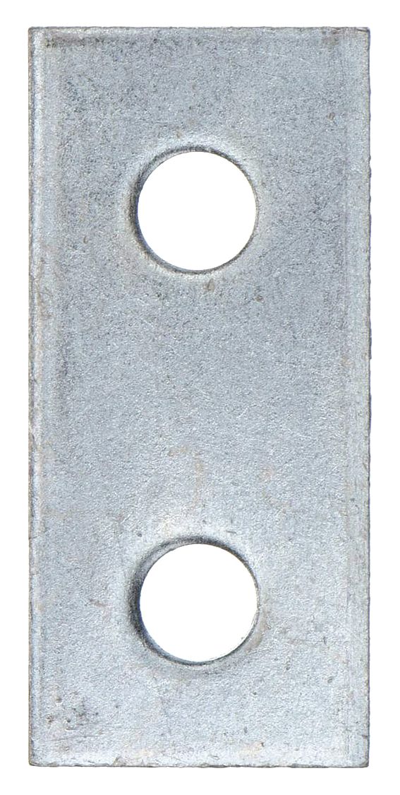 CONNECTING PLATE,2 HOLES,SILVER