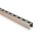 STRUT CHANNEL - SLOTTED, STEEL, ZINC-PLATED, 12 GA GAUGE, 20 FT OVERALL L, SILVER