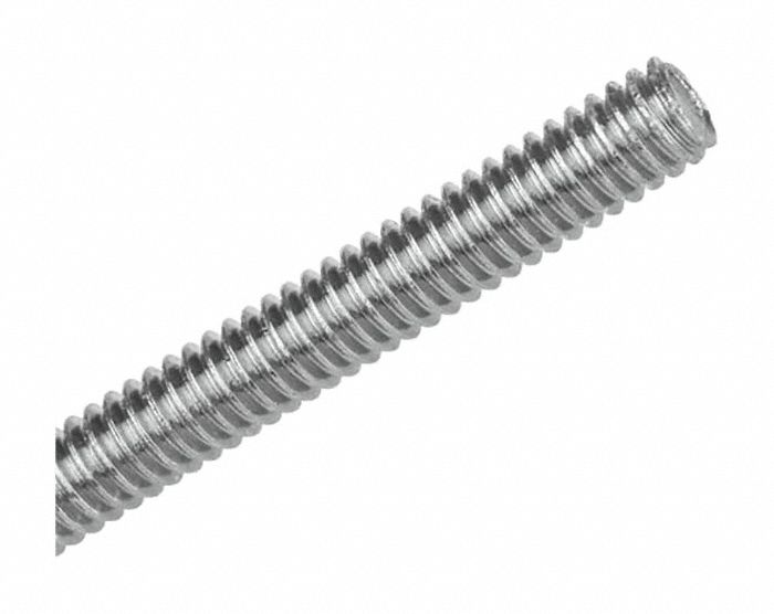 3/8"16 Thread Size, Steel, Fully Threaded Rod 2HAP6H104 3/8x10