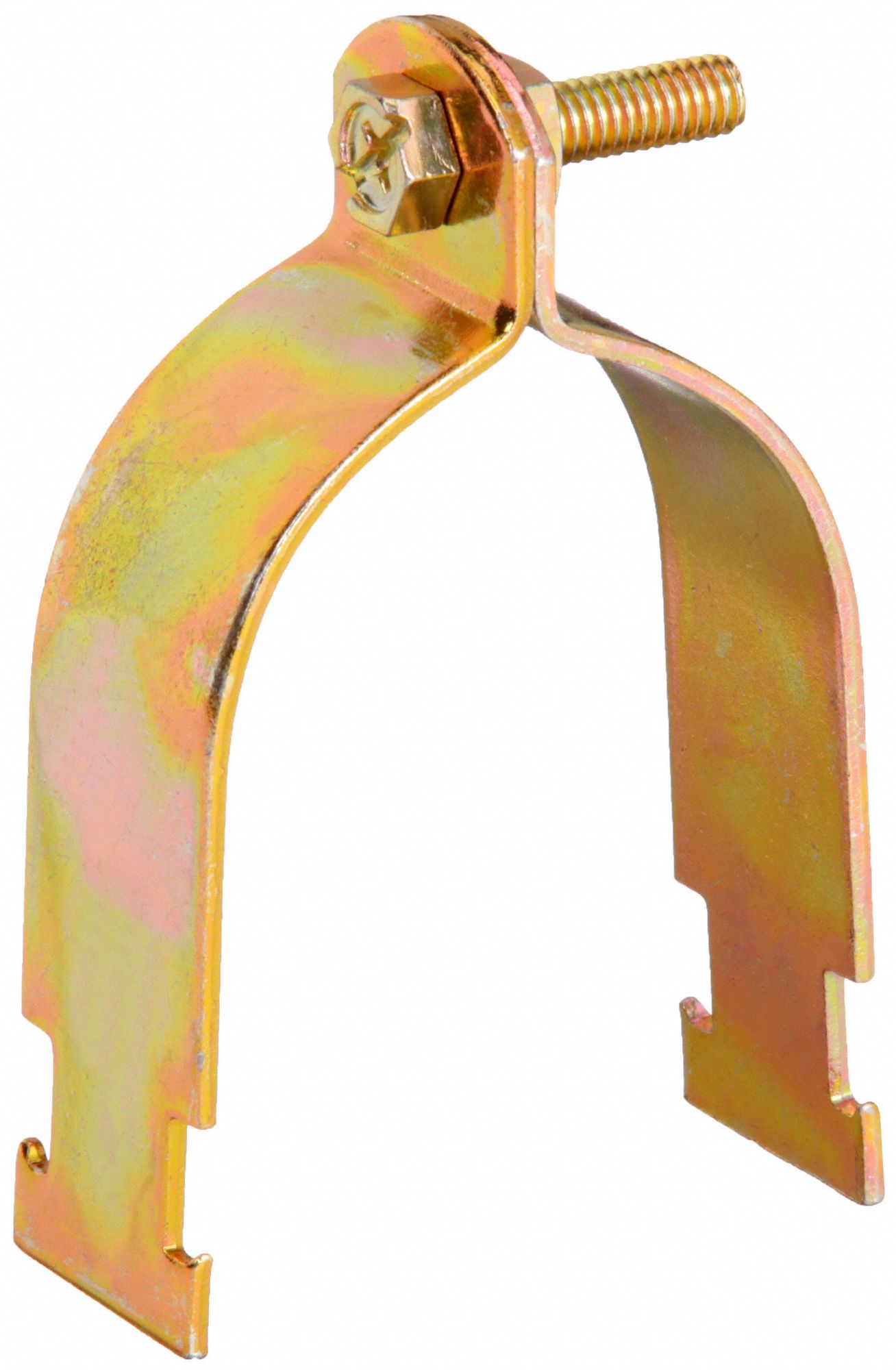 CONDUIT STRAP CLAMP, STEEL, ELECTROPLATED, 2½ IN CONDUIT TRADE SIZE