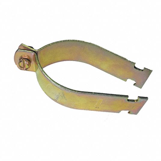 GRAINGER APPROVED Channel Rigid Pipe Clamp, Steel, GalvKrom Finish, 3
