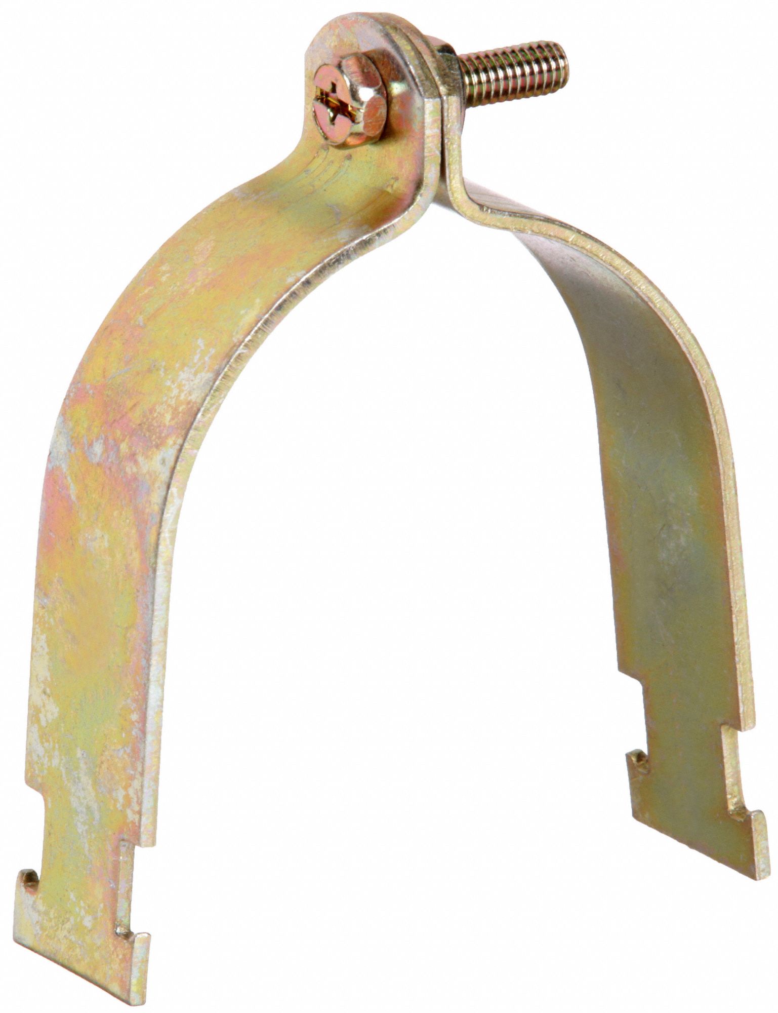 CONDUIT STRAP CLAMP, STEEL, ELECTROPLATED, 3 IN CONDUIT TRADE SIZE