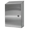 Metallic Hinged Sloped Top Enclosure with Solid Cover image