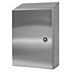 Metallic Hinged Sloped Top Enclosure with Solid Cover
