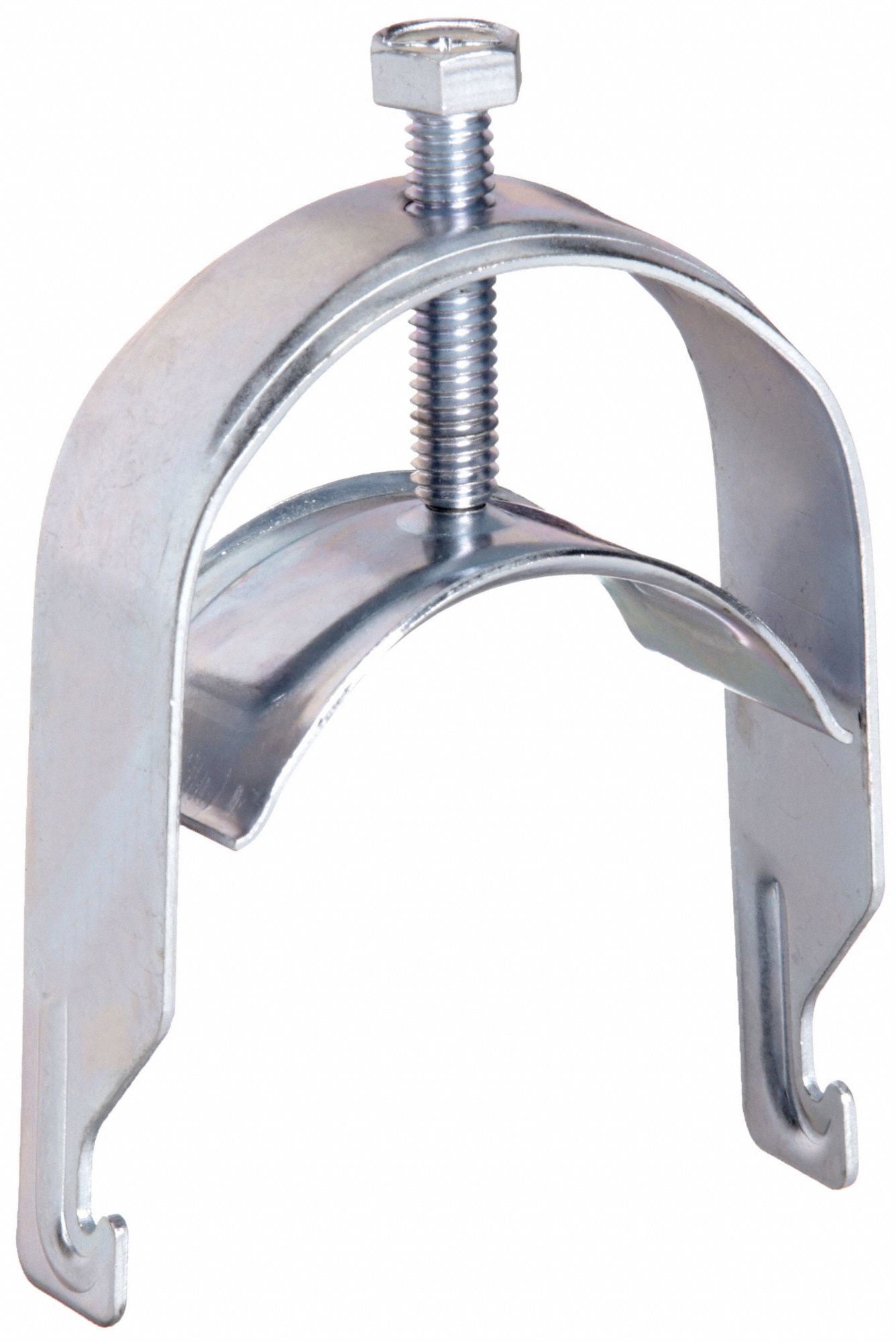 CONDUIT CLAMP, STEEL, ELECTROPLATED, 2 IN CONDUIT TRADE SIZE