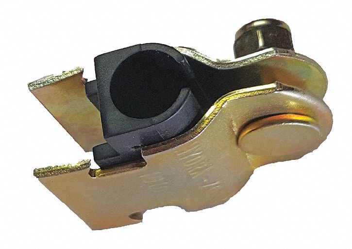 GRAINGER APPROVED Conduit & Pipe Cushion Clamp Steel, Electroplated, 1/2 in Conduit Trade Size