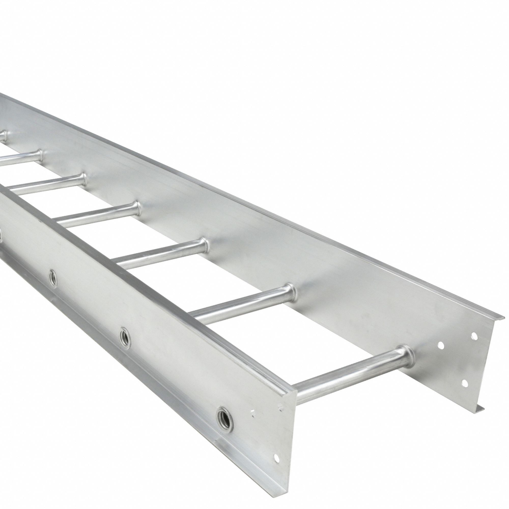 6 in Wd, 5 1/4 in Ht, Aluminum Ladder Tray - 784FA3
