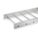 LADDER TRAY, 24 IN W, 5¼ IN H, 12 FT LADDER TRAY L, ALUMINUM, 100 LB