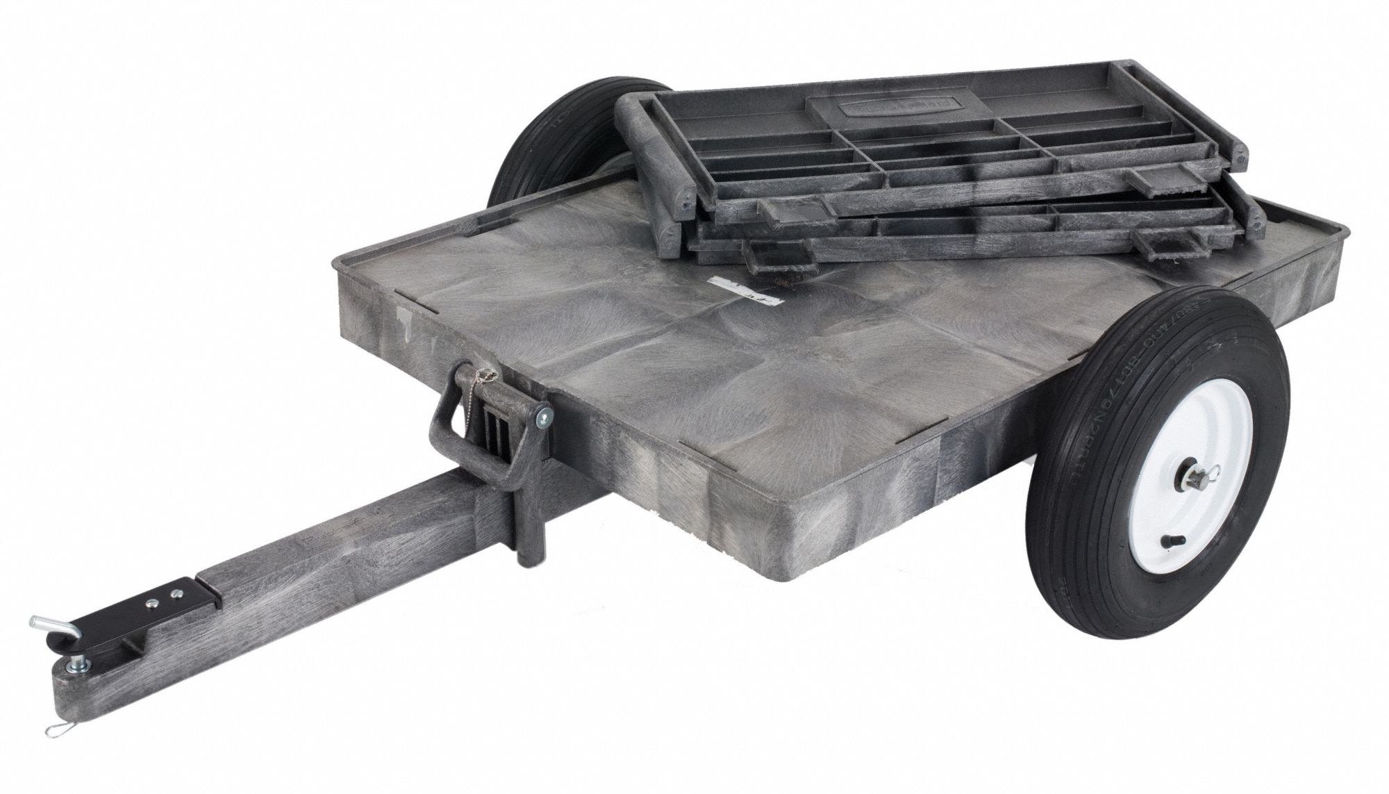 RUBBERMAID COMMERCIAL PRODUCTS 2 Wheel Black Structural Foam Plastic