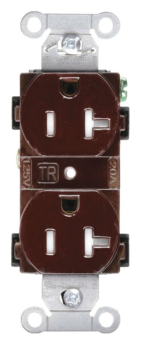 Duplex, 5-20R, Receptacle - 2HDZ6|BR20TR - Grainger