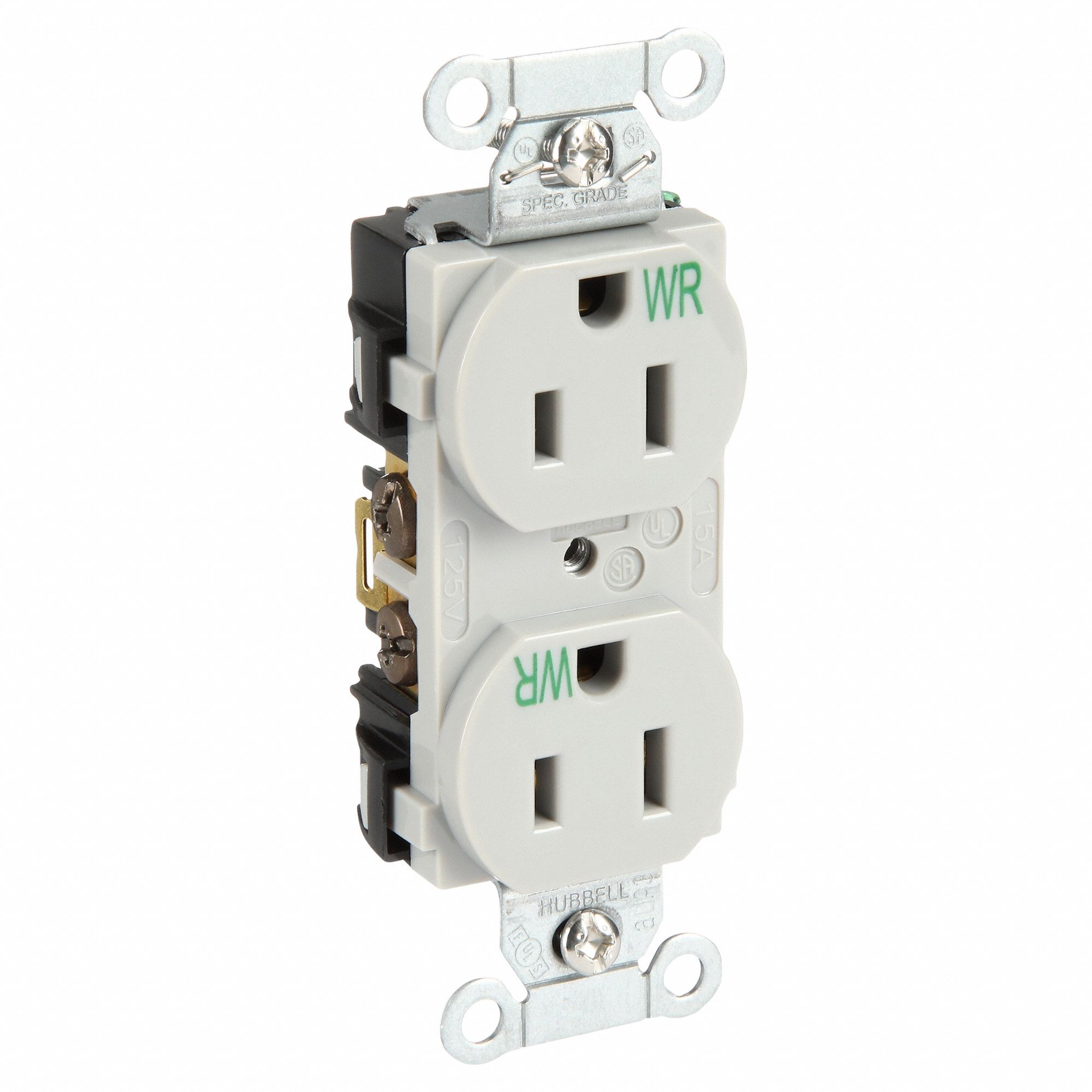 RESIST INTEMP,COMM,15A,125V,5-15R,GR