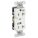 RECEPTACLE, DUPLEX, WHITE, 5-20R, 20 A, 125V AC, 2 POLE/3 WIRE, SCREW TERMINALS