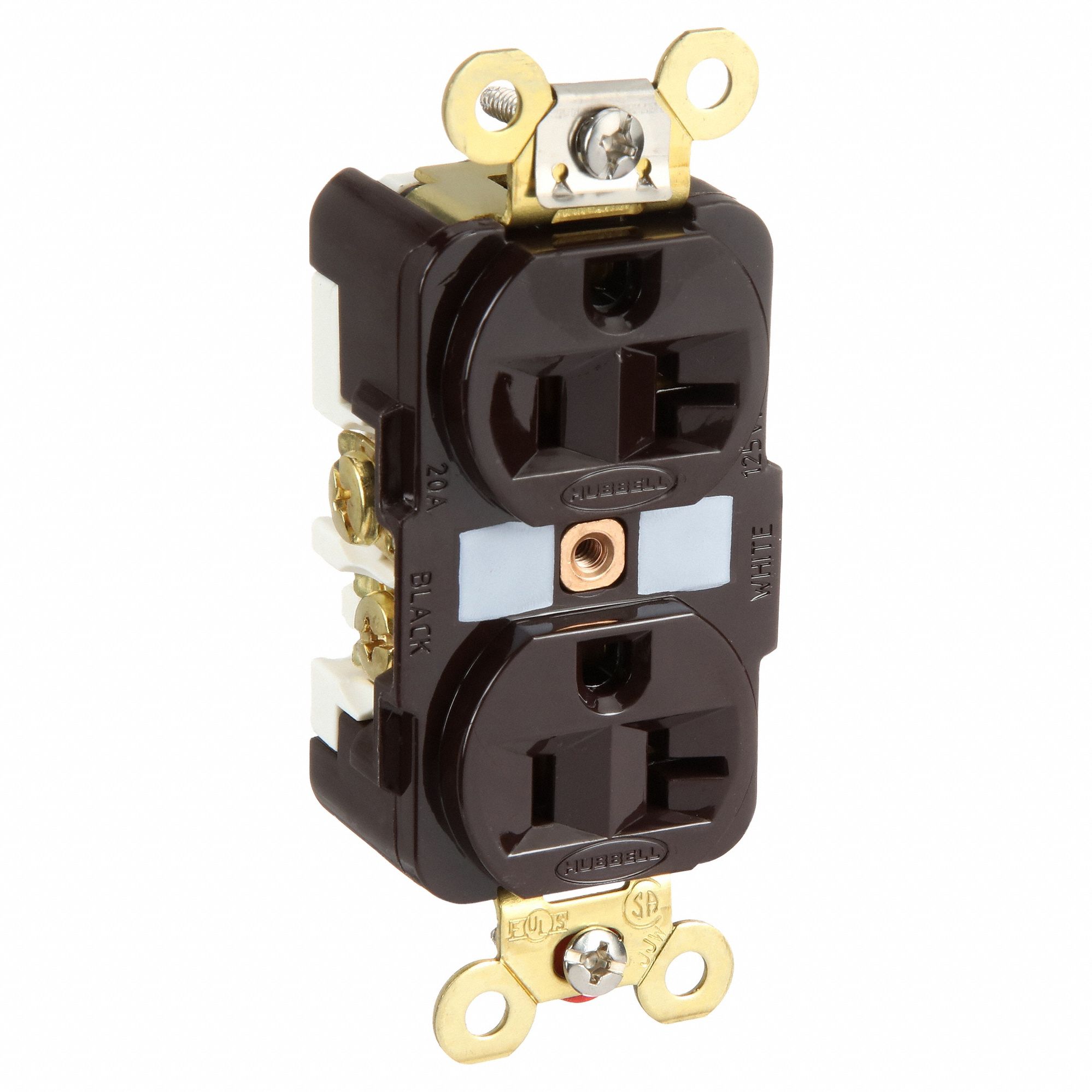 PRISE DUPLEX MARRON 20A 125V 5-20R