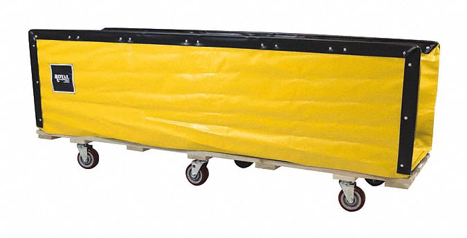 Easy-Access Permanent Vinyl Liner Basket Trucks: 28.3 cu ft Cubic Foot Capacity
