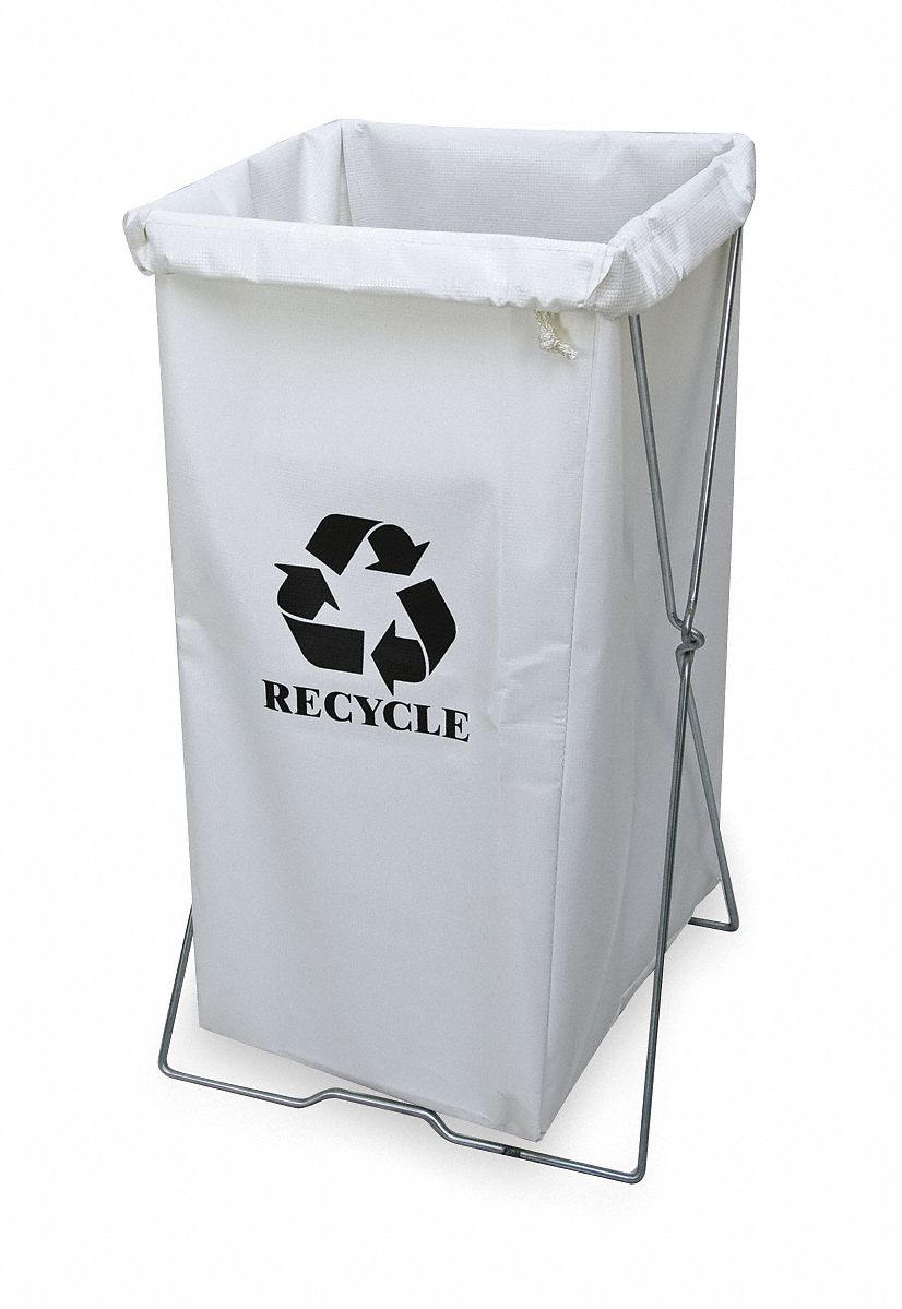 SAC LINGE ENVIRO,30 GAL,VINYLE BLANC