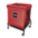 X-FRAME CART,8 BU,RED VINYL