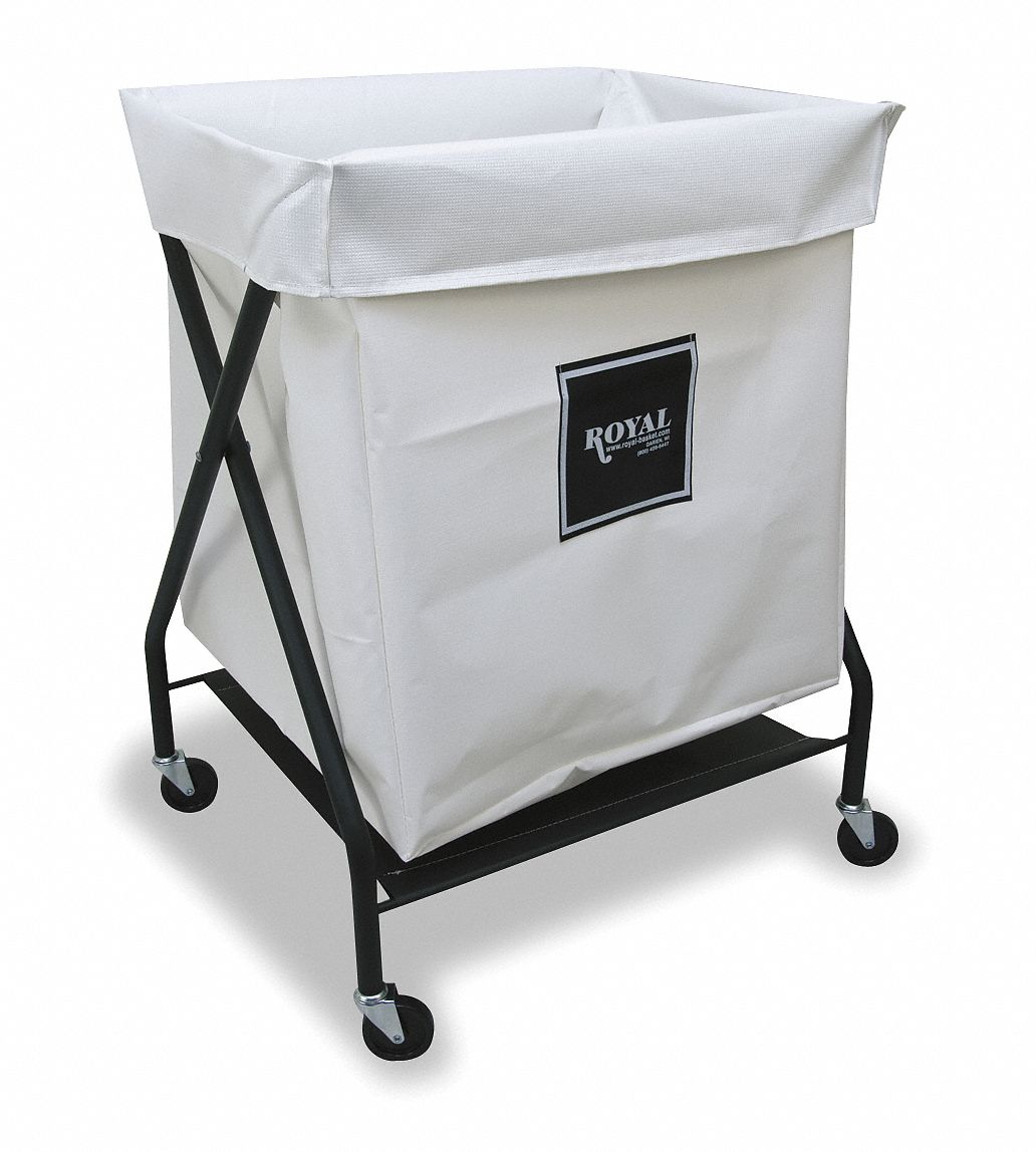 X-FRAME CART,8 BU,WHITE VINYL