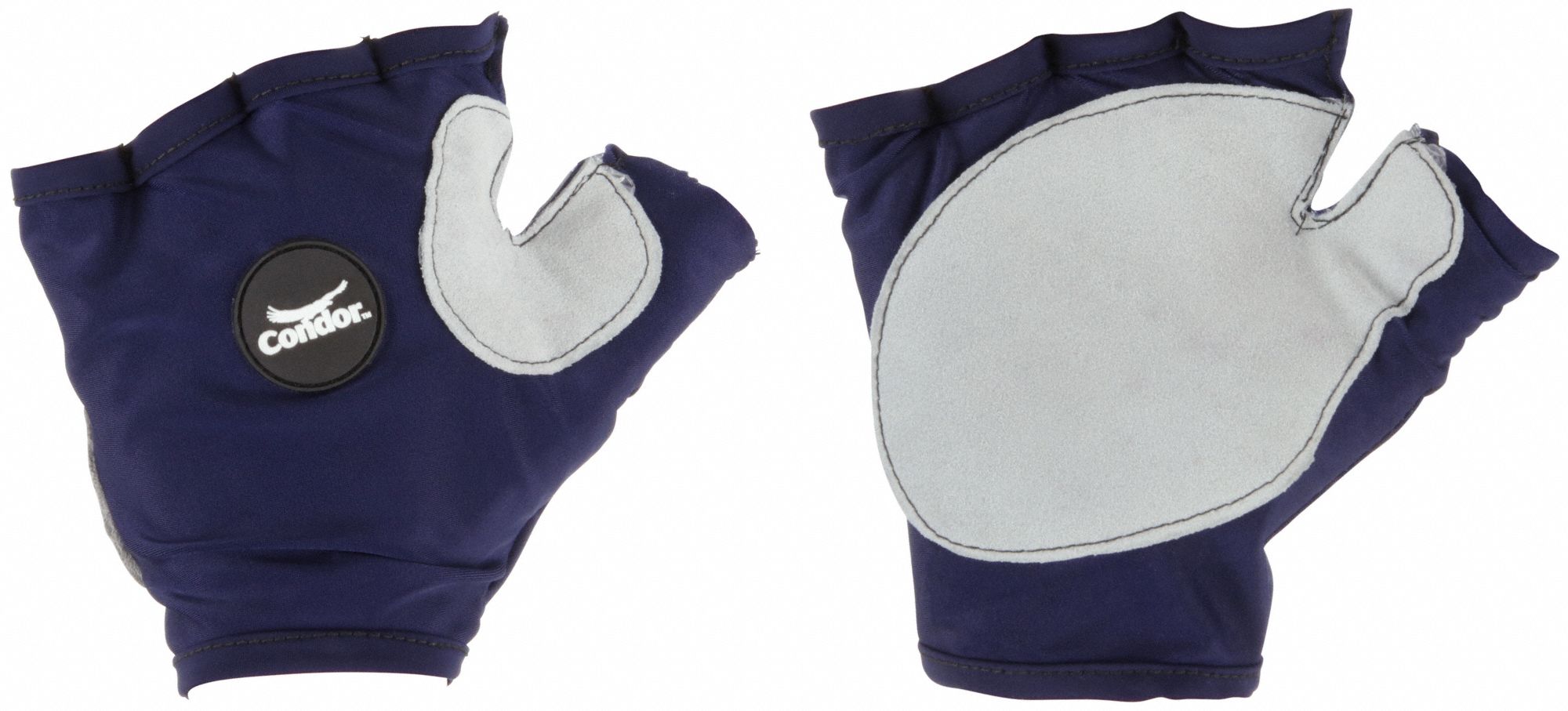 Anti-Vibration Gloves, M, Blue/Gray, PR