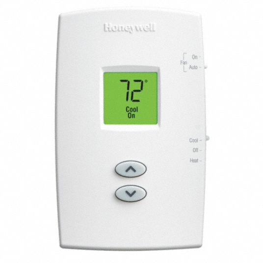 HONEYWELL, Heat and Cool, Auto and Manual, Low Voltage Thermostat ...