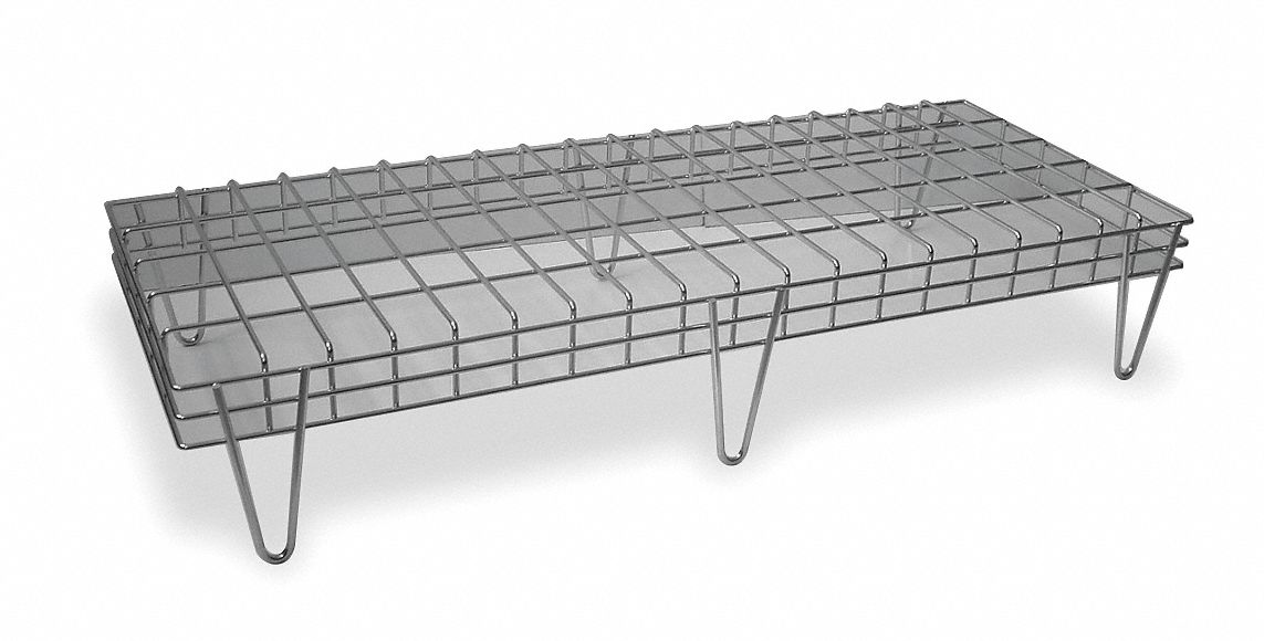 GRAINGER APPROVED Low Profile Dunnage Rack 11/2 in x 60 in x 24 in
