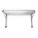 WIRE WALL SHELF, 24 IN X 14 IN, 1 SHELF, 250 LB LOAD CAPACITY PER SHELF, POST