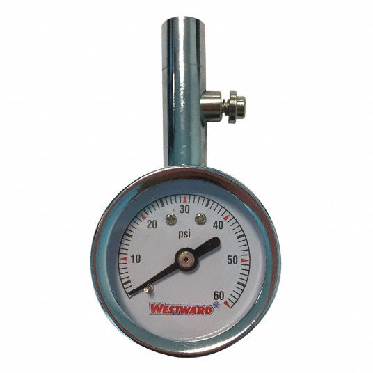 WESTWARD Tire Pressure Gauge Analog Dial Tire Pressure Gauge