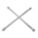 LUG NUT WRENCH,4 WAY,L 20 IN