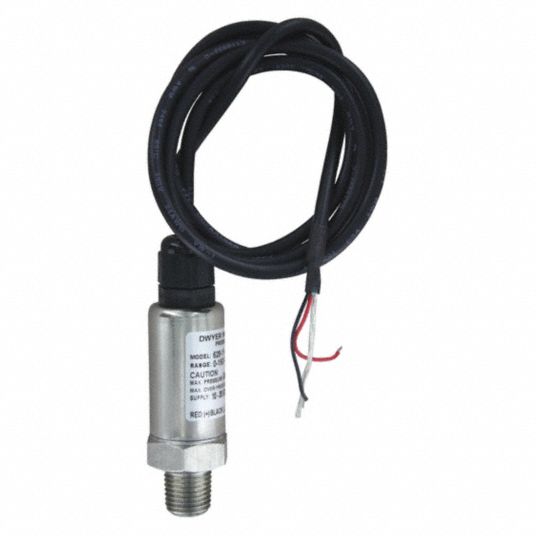 DWYER INSTRUMENTS 1/4 in MNPT Pressure Transmitter 0 to 100 psi, 4 to