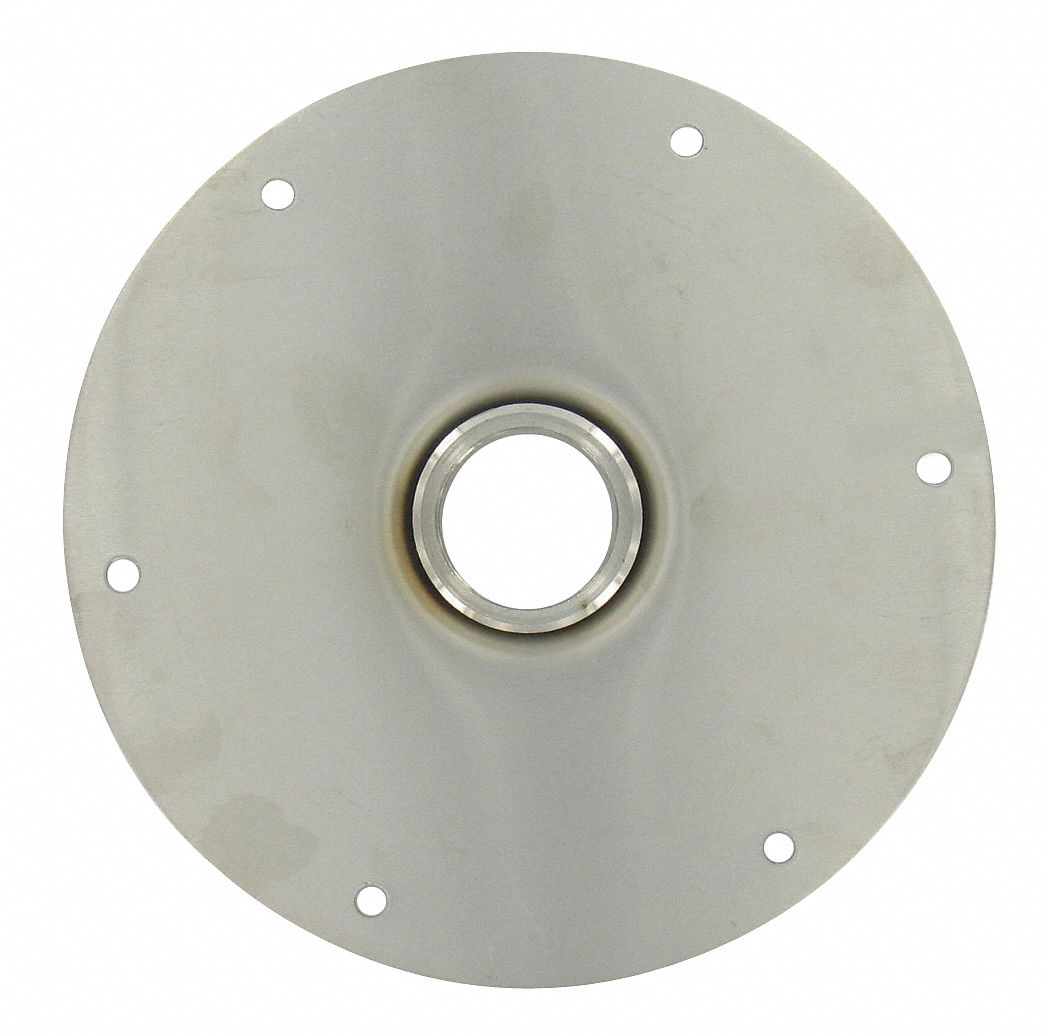 Half Coupling Flange: For 2HMD1, Stainless Steel, 1 yr Manufacturers Warranty Lg