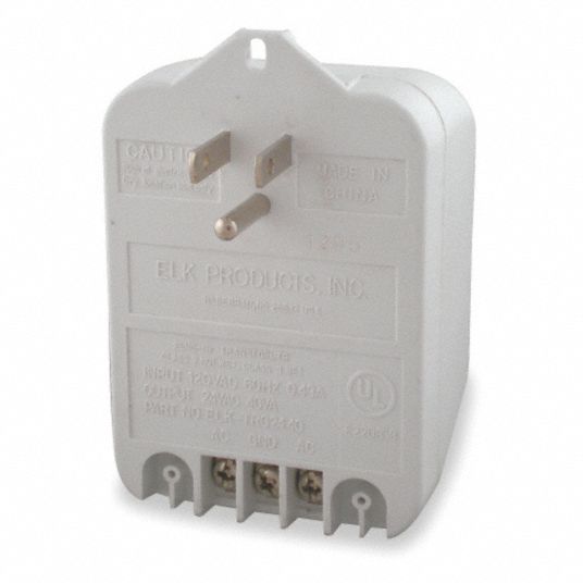ESSEX Plugin Transformer, Wall Mount Style, 24V AC Output Voltage