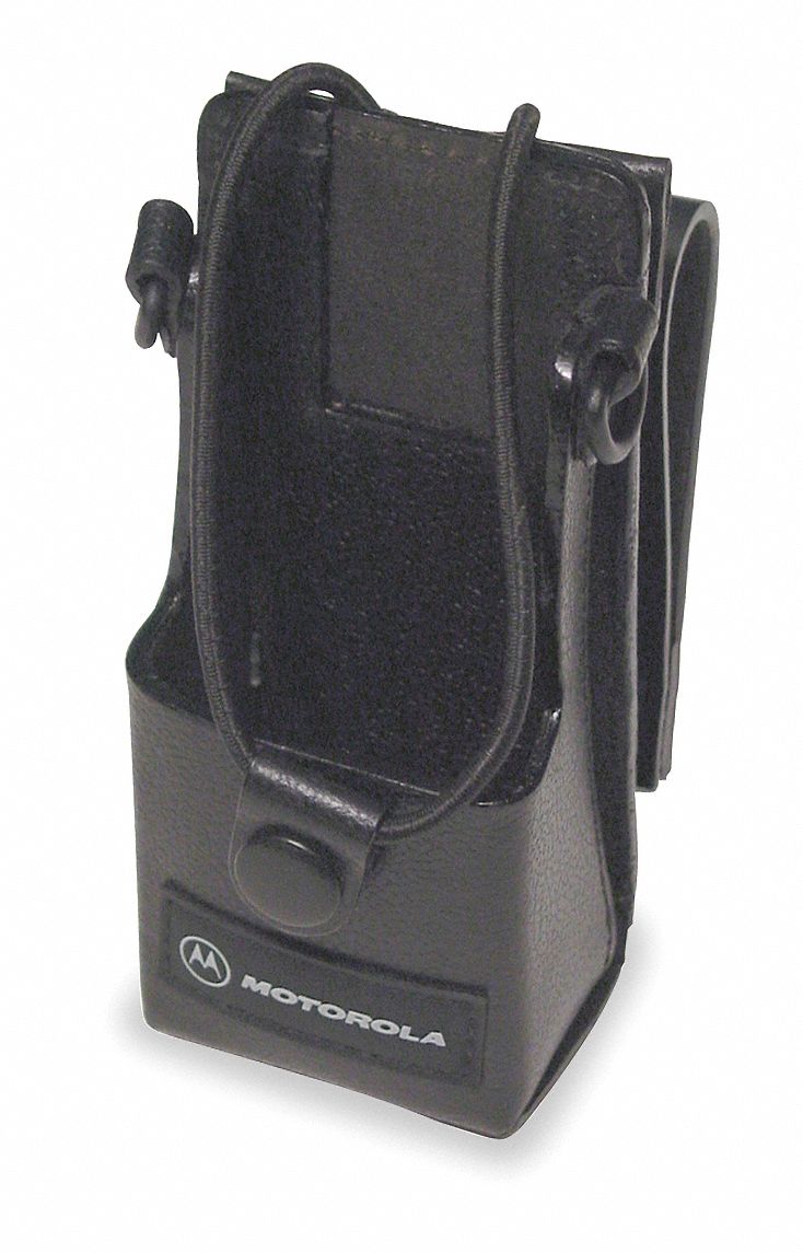 CARRY HOLSTER, MOTOROLA, BLACK, LEATHER, PKG 1