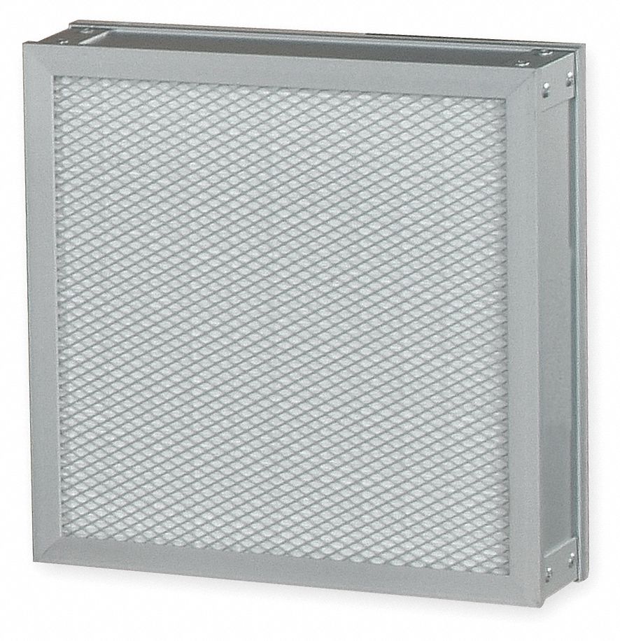 AIR HANDLER Filtro HEPA , Blanco , Microglass , 24x24x12 - Filtros de Aire  HEPA - 6B620