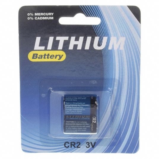 CR2 Battery Size, Lithium, Battery - 2HPC7