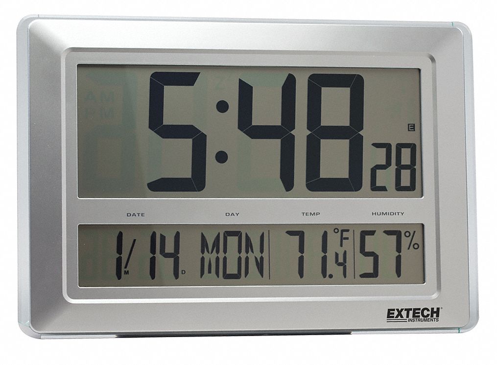 2HPF5 - Clock Digital Hygrometer 23 to 122 F