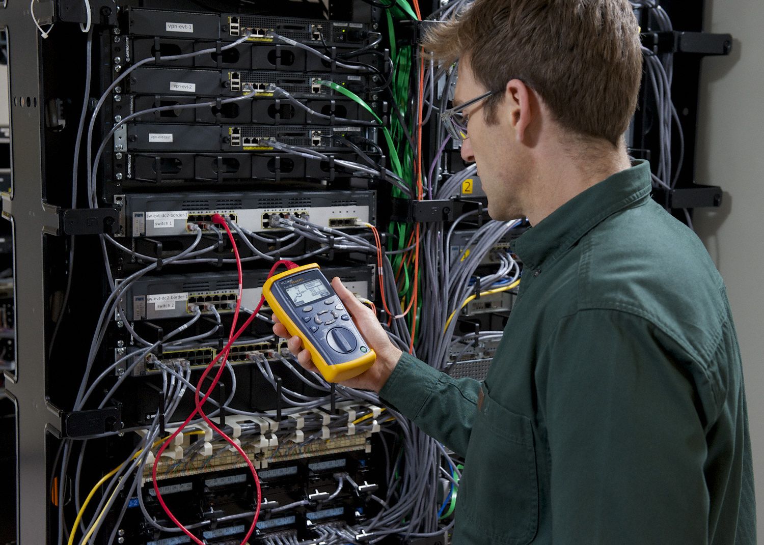 FLUKE NETWORKS Cable Tester Kit CableIQ (TM) Qualification Tester