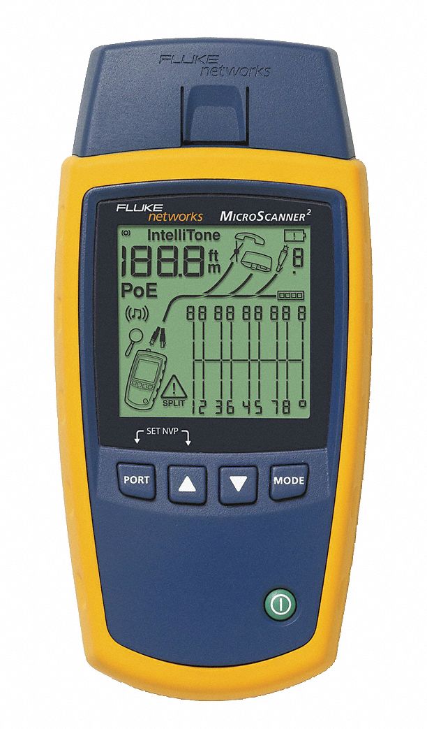 FLUKE NETWORKS, Cable Tester 2HTK2MS2100/WWG 3084165 Grainger