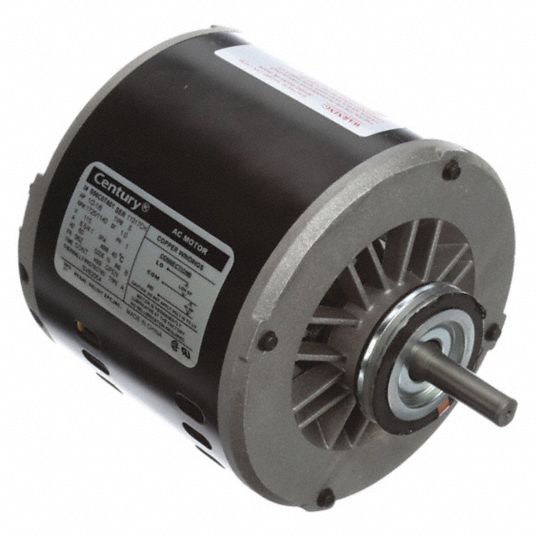 CENTURY Evaporative Cooler Motor: 2 Speed, 1/2, 1/6 HP, 1,725/1,140  Nameplate RPM, 115V AC, CCWLE