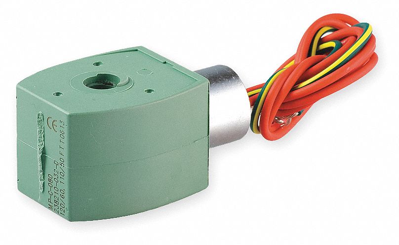 SOLENOID VALVE COIL: HAZ LOCATION WITH OUT JUNCTION BOX, F, 120V, 20.1 WATT, 18 IN LEADS