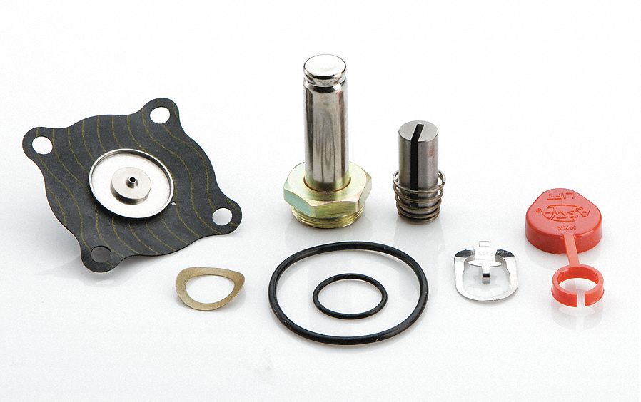 VALVE REBUILD KIT, FOR EMERSON, SOLENOID VALVES, INCLUDES RETAINING CAP/CLIP, CORE ASSEMBLY