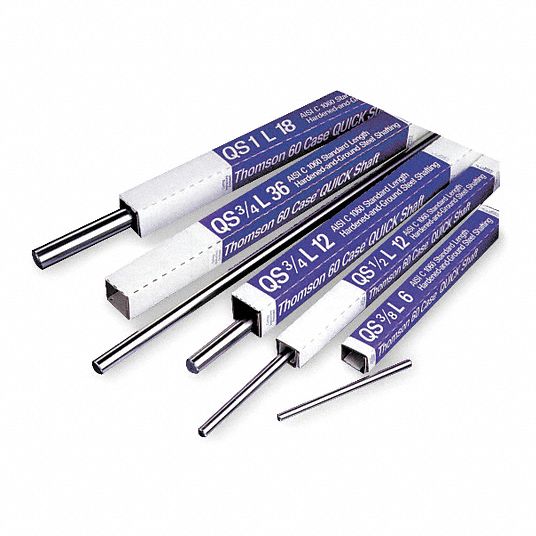 THOMSON Shaft, Carbon Steel, 0.625 In D, 24 In 2HWV2QSCP 5/8 L 24