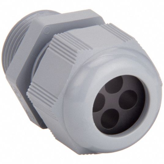 Nylon, 1/2 in MNPT, Liquid Tight Underground Cord Connector -  5D912